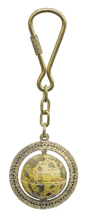 Porte-clé - Globe terrestre - cadeau
